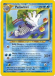 Pokemon Neo Discovery  44/75 Poliwhirl Card