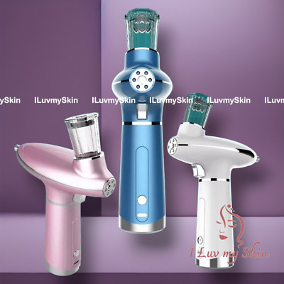 Face Steamer Oxygen Injector with Red Blue Light Deep Cleansers