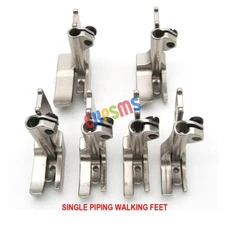 6SET SMOOTH BOTTOM PIPING WALKING FEET FIT FOR JUKI DNU-241 DNU-1541 LU-562/563