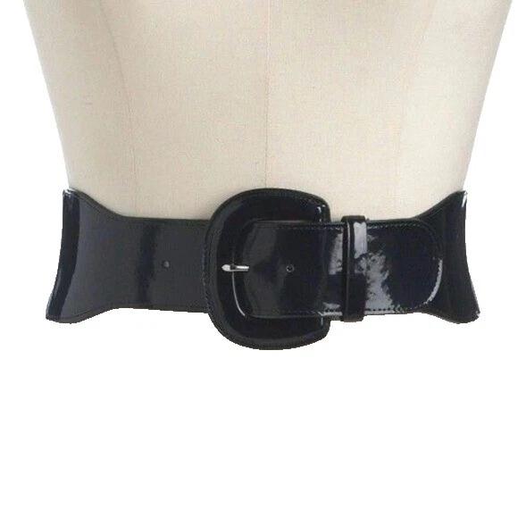 Lauren Ralph Lauren Women's Patent Leather Waist Belt Belts for Women