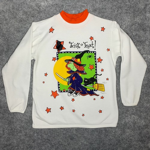 Vintage Halloween Sweatshirt Womens 