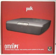 NEW Polk Audio Omni P1 Wireless WiFi Music Adapter Home Multi-room Streaming