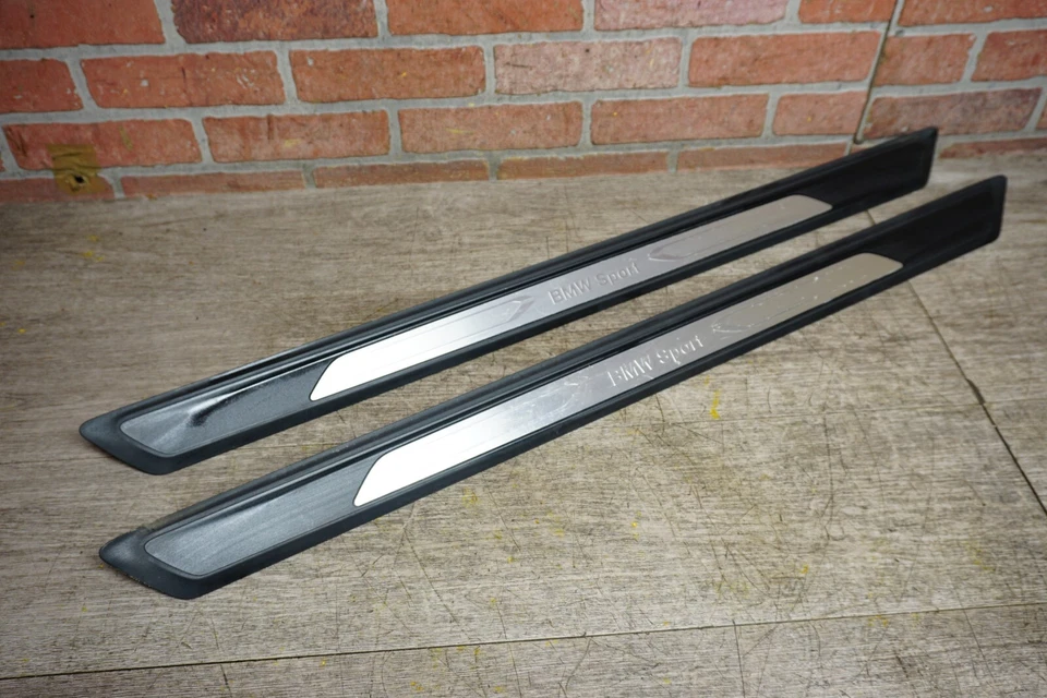 BMW 228I F23 2015-2016 convertible juego de placas de umbral de puerta deportiva izquierda y derecha OEM Foto 2 de 4