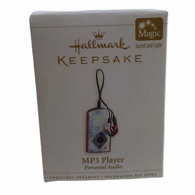 Hallmark Keepsake Ornament MP3 Player Sound And Light Christmas Songs 2006 Xmas