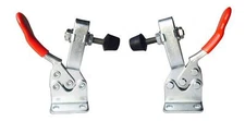 Smoker Toggle Latch Bbq Pit Lid Clamp. Front Flat Mount 2 Pk