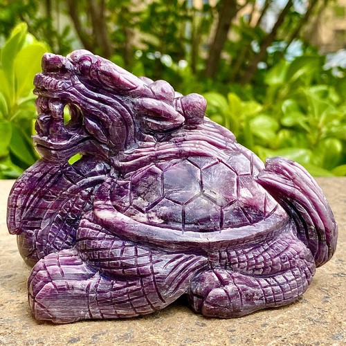 2.13LB Pink purple carved crystal | Hand carved goddess | Spiritual healing - 第 7/14 張圖片