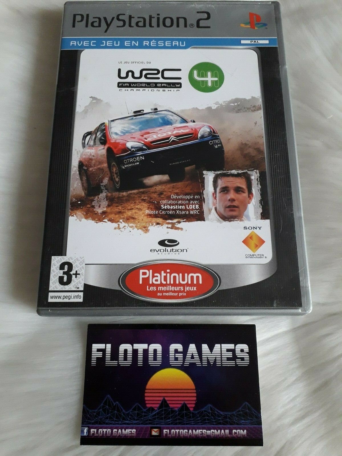 Jeu WRC 4 Plat pour Playstation 2 PS2 Complet CIB - Floto Games