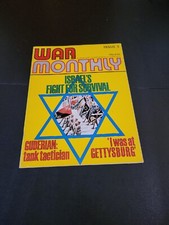 WAR MONTHLY ISRAELS FIGHT FOR SURVIVAL GUDERIAN MAGAZINE CATALOG ISSUE 3 