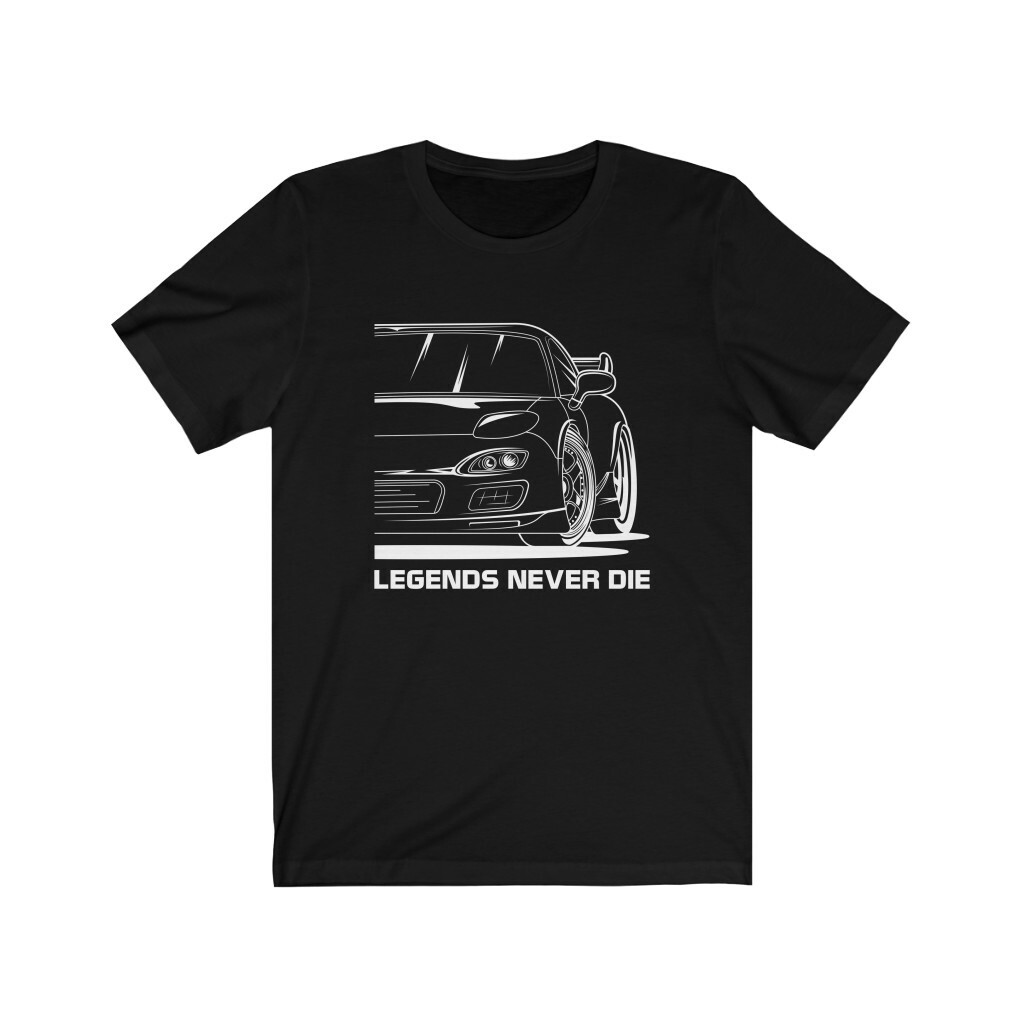 RX7 T-Shirt, Legends Never Die Tee, JDM, Japanese Car, Car Guy Gift, Car Lover