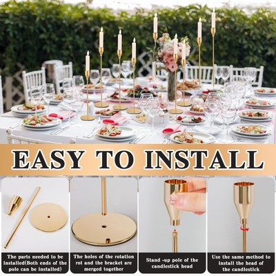 36 Stück Kerzenhalter Aus Glas – 2 Elegante Stile Für Hochzeitstisch, Party & Heimdeko