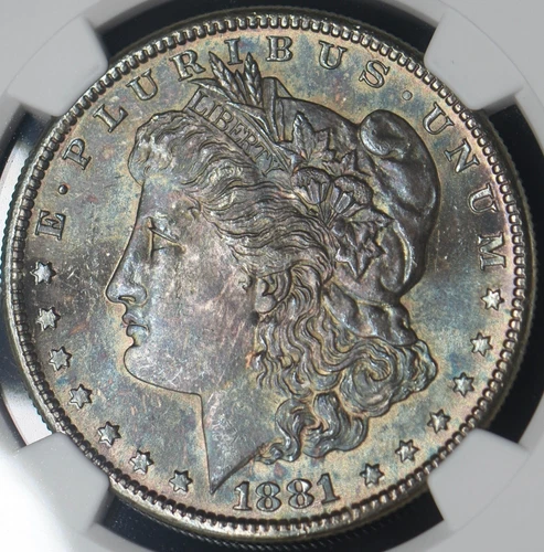 1881-S Morgan Silver Dollar - NGC MS63  - Toned - ✪COINGIANTS✪