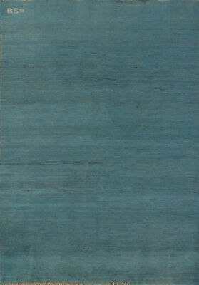 Modern Bedroom Gabbeh Area Rug Solid Hand-made Carpet 5' 8'' x 3' 11''