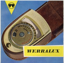 VEB Feingerätewerk Weimar Prospekt WERRALUX Belichtungsmesser Broschüre (Y6012