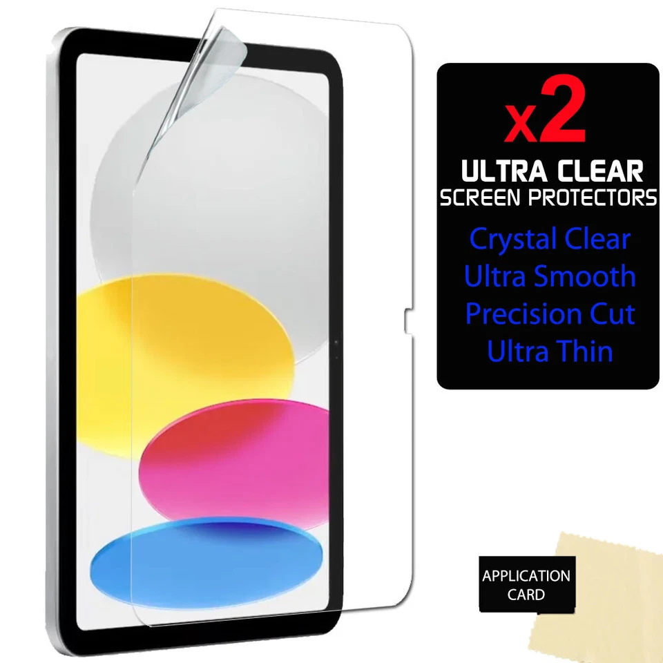 NOT SPECIFIED 2x For Apple iPad A16 11" 11th Generation 2025 CLEAR Screen Protector Guards