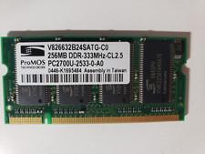 256MB ProMOS DDR 333MHz CL2.5 LAPTOP RAM MEMORY open box never installed