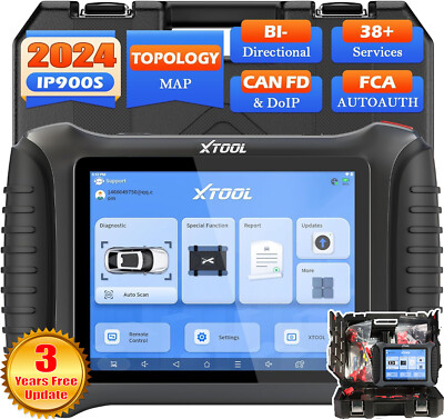 XTOOL IP900S Auto All System Diagnostic Scanner Car Coding Programming Tool FCA