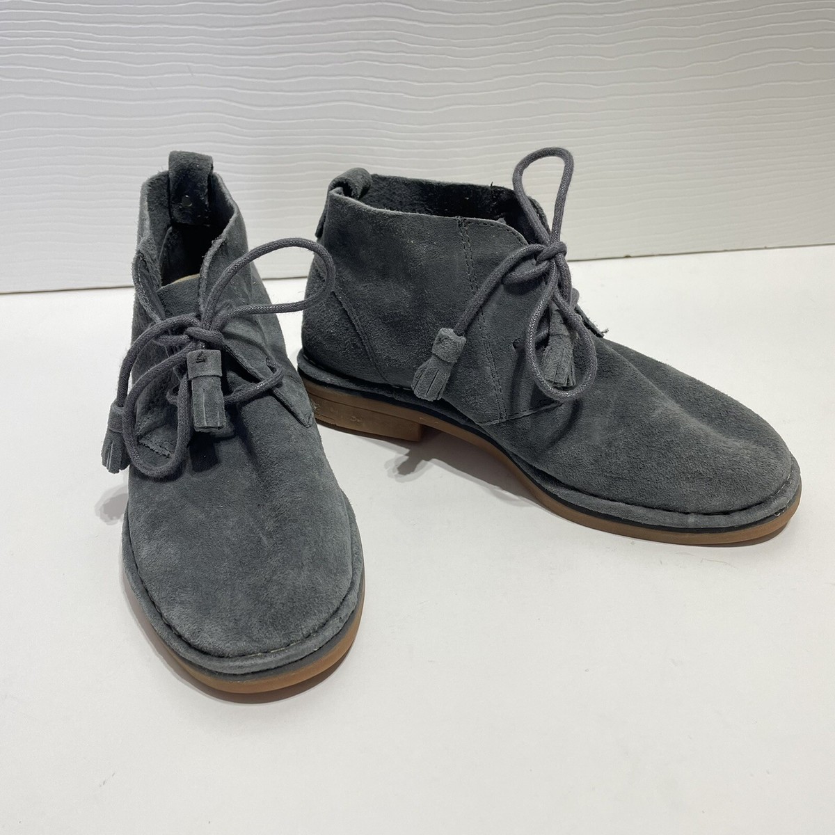 Hush Puppies Grey Chukkas Hush Puppies Suede Chukka Ankle Boots