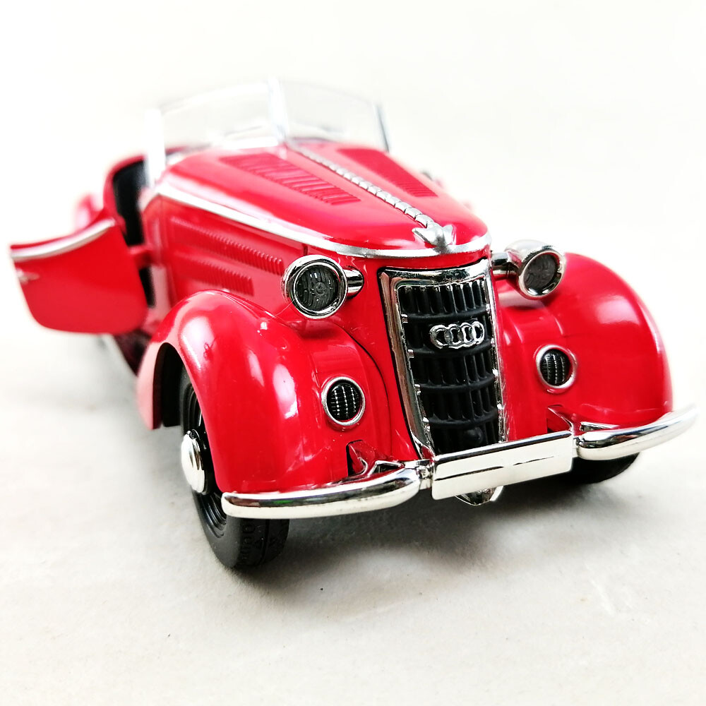 1936 Audi Wanderer W25K Roadster Die-Cast Model Car 1:32 Scale Toy