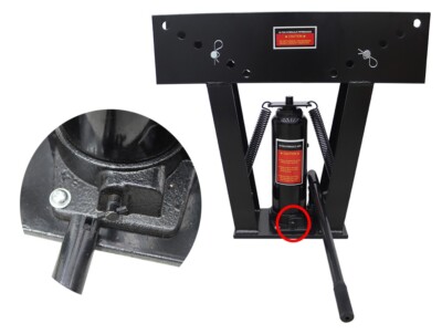35,200lb Hydraulic Pipe Bending Machine 8 pcs Dies 1/2'' ~ 3'' Vertical Horizontal