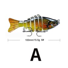 Fishing Lures Bionic Jointed Fish Lure Bait Swimbait Tackle Saltwater Freshwater