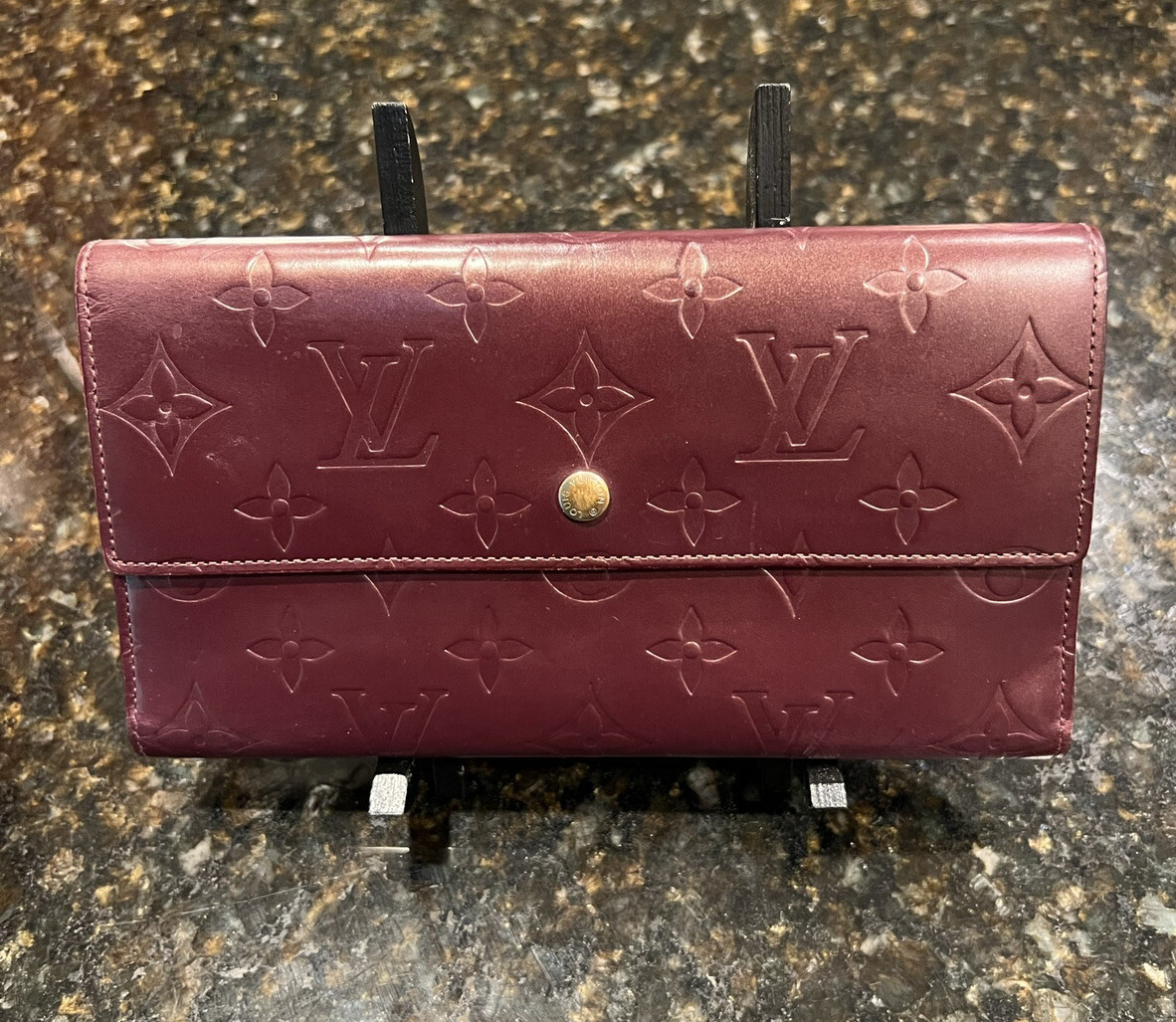 L*♡様 Louis Vuitton 手帳型二つ折り財布 ブラウン LOUIS VUITTON ルイヴィトン 二つ折り財布 L字