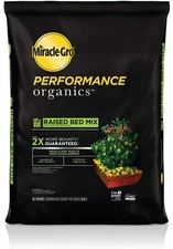 Miracle-Gro Performance Organics Raised Bed Mix - Organic and Natural Ingredient