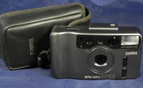 Konica Big Mini BM-510Z Compact Zoom 35mm Film Camera 35-70mm w/ Strap & Case - Picture 2 of 18