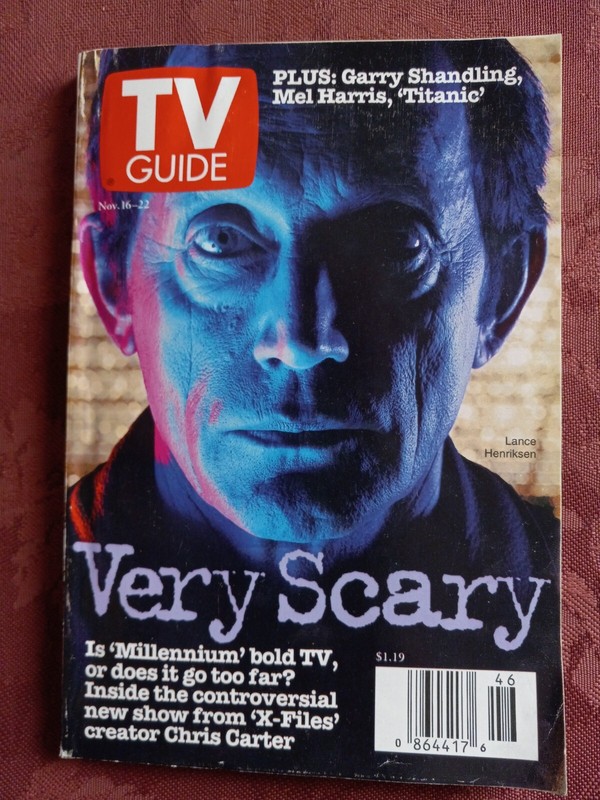 TV GUIDE - Millennium - Chris Carter - TV Series (Nov 16-22, 1996)  -  Rare