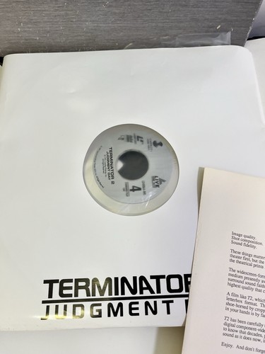 Terminator 2 Judgment Day Laserdisc + Making Of Box Set 4 Laser Discs Movie - Picture 7 of 19