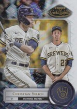 CHRISTIAN YELICH TOPPS GOLD LABEL CLASS 1 BASE MILWAUKEE BREWERS #51 2022 22