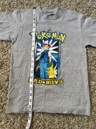 Vintage 90’s 1999 Pokémon Bad Boys Shirt Youth Small Official Nintendo RARE! - Picture 11 of 12
