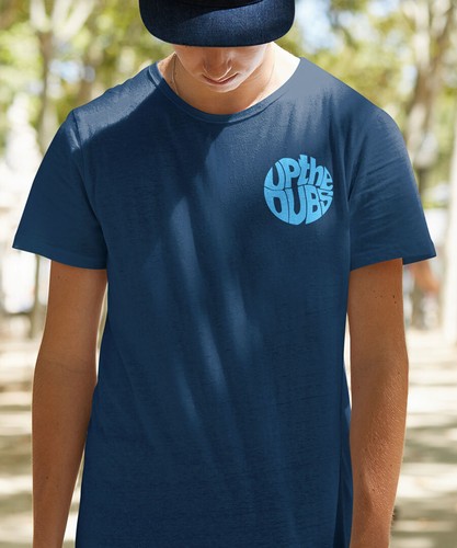 Up The Dubs (Navy T-Shirt) Hill 16 COYBIB Croke Park Dublin GAA Fans Ireland - Imagen 2 de 3