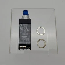 Allen Bradley 800T-PSDT16 Pilot Light Blue Lens Dual Input 120V 60Hz 110V 50Hz