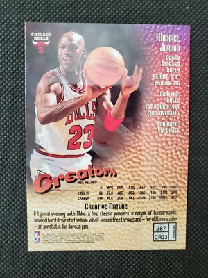 その他 1997-98 Topps Finest JORDAN Creators 1997-98 MICHAEL JORDAN FINEST SILVER CREATORS W/COATING SP