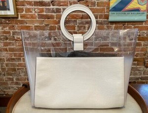 vince camuto clear tote