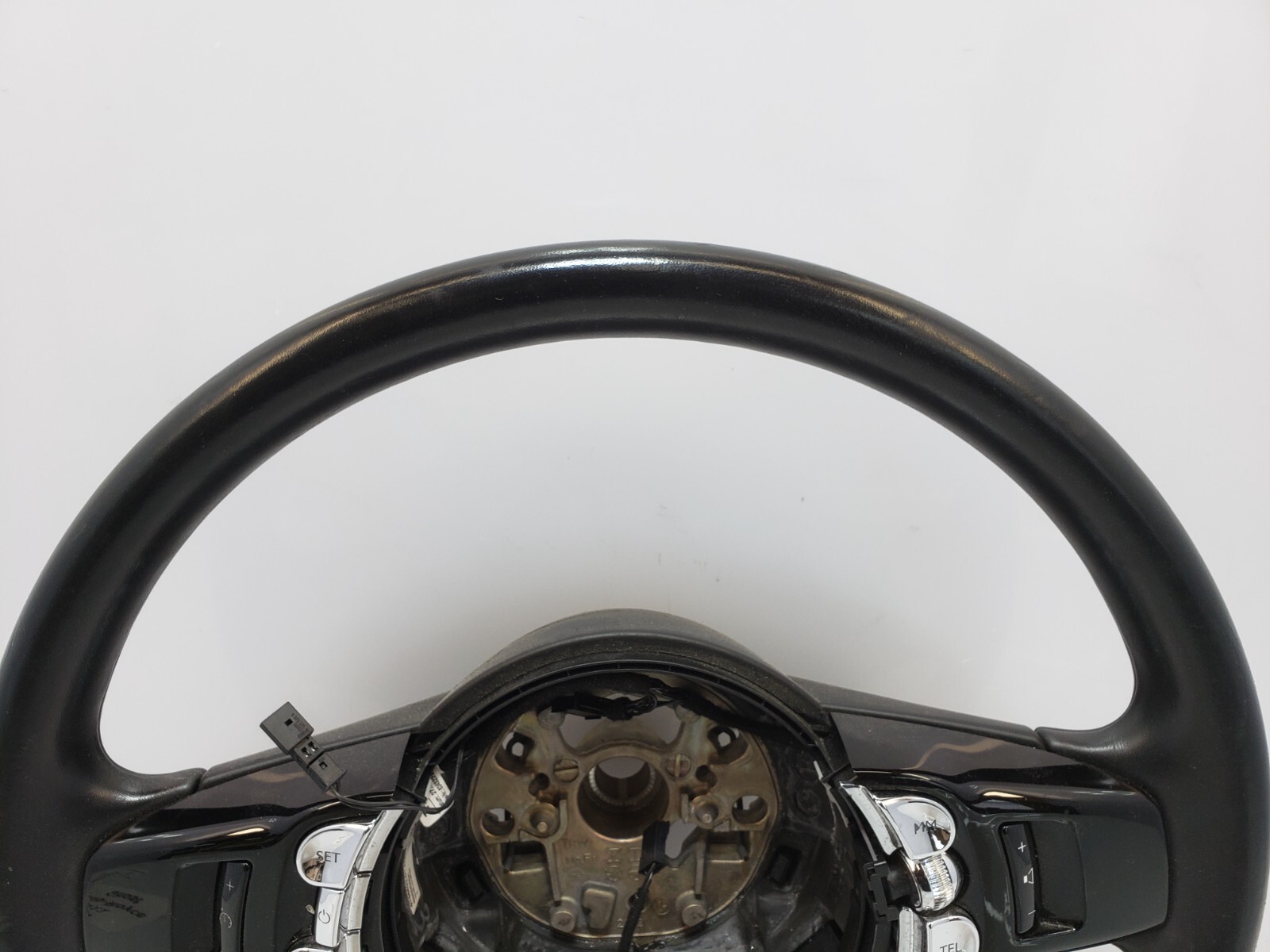✅ 2010-2014 OEM Rolls Royce Ghost RR4 Steering Wheel Extended Leather Black