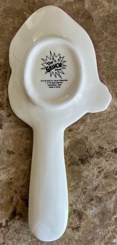 Dr Seuss' 65th How the Grinch Stole Christmas! 9.5" x 4" Ceramic Spoon Rest New - Picture 2 of 3