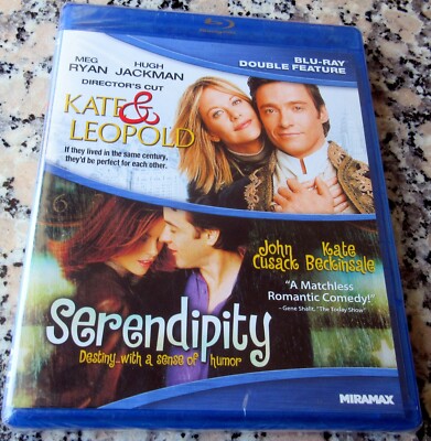 KATE & LEOPOLD / SERENDIPITY NEW RARE Double Feature 2 Disc Blu Ray Time Travel 