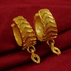 Bollywood 18K Earrings Wedding Traditional Designer Drop/Dangle Hoop Jewelry