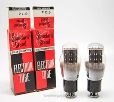 2 Standard Brand 6B4G Vacuum Tubes / KT1