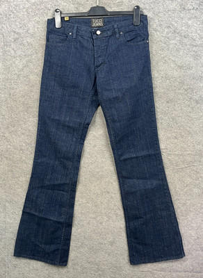TUCCI Jeans Womens Size UK 29 Blue Bootcut Mid Rise Denim Made In Argentina