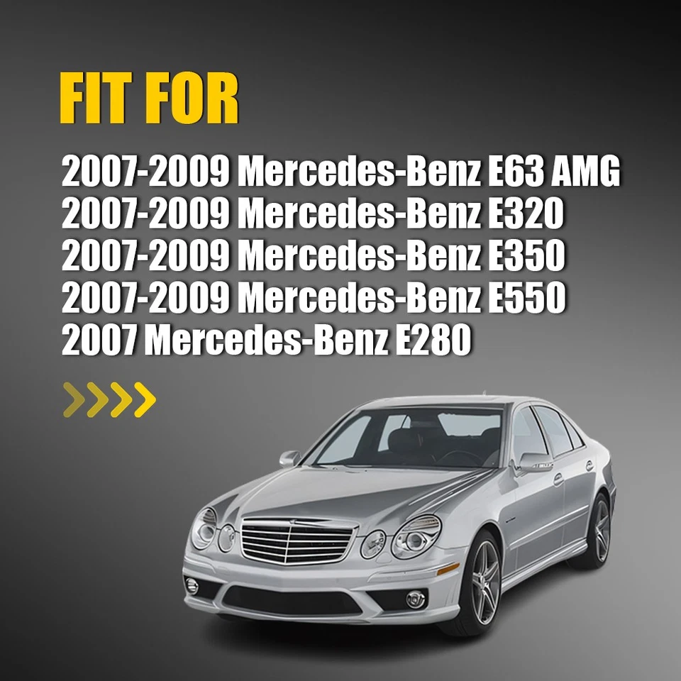 2-20X Glass Mirror Clear Fit Heated Mercedes-Benz E63 E350 E320 E280 E550 07-09 - Imagem 2 de 4