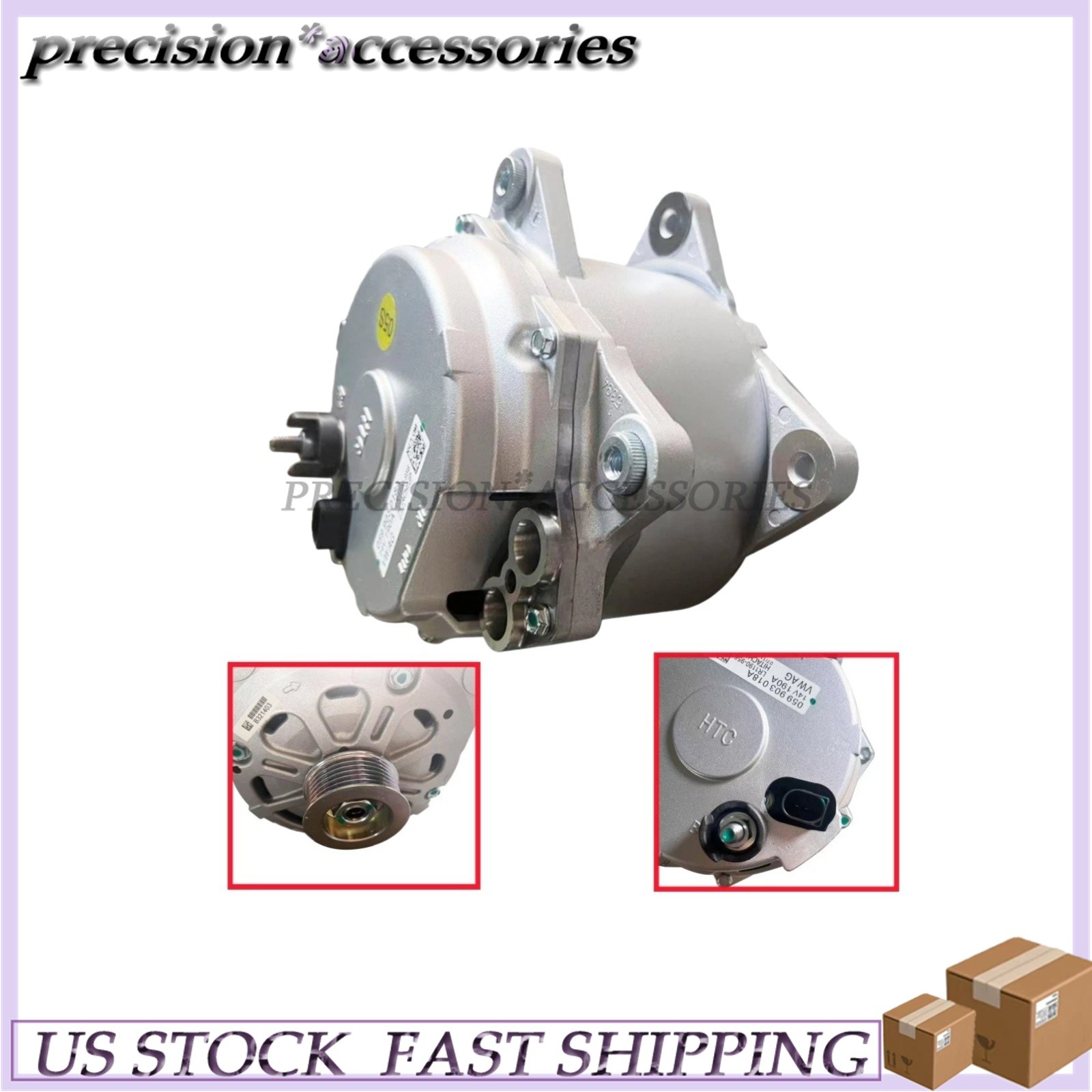 Alternator Generator 07C903021J For Bentley Continental GTC 2003-18 Engine