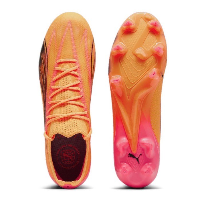 Puma Ultra Ultimate FG AG Soccer Cleats Shoes Orange 107744-03