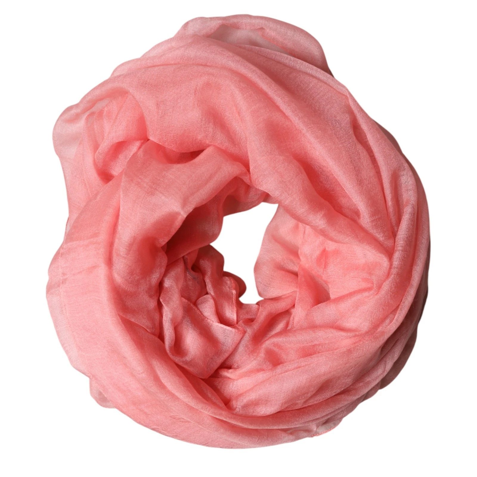 DOLCE & GABBANA Scarf Light Pink Stole Neck Wrap Shawl 200cm x 139.5cm 870usd