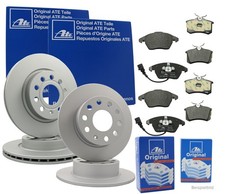 ATE Bremsenset vorne + hinten Bremsscheiben + Bremsbeläge AUDI SEAT SKODA