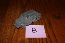Vintage Marx Battleground Dark Gray German Army Half-Track and Driver B - MPC