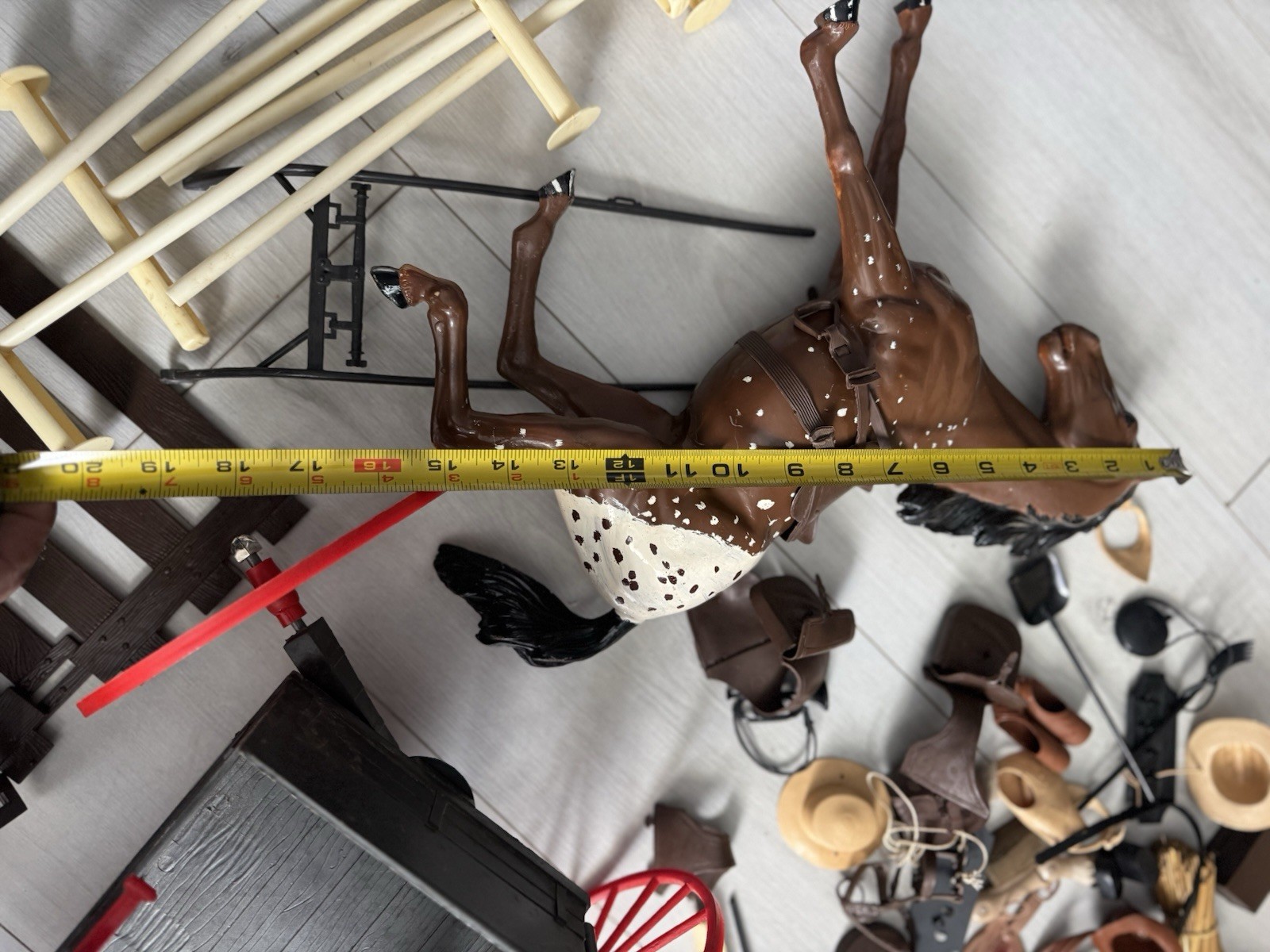 Vintage Marx Johnny West Huge Lot of FIgures and AccesoriesAntique Western Toys