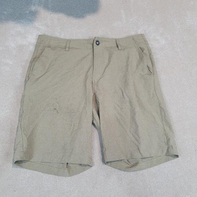Vintage Volcom Chino Shorts Herren 34W Creme Outdoor Freizeit DA1359