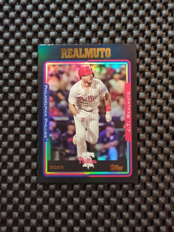 2025 Topps Archives - 2005 Topps J.T. Realmuto #290 Black Foilboard